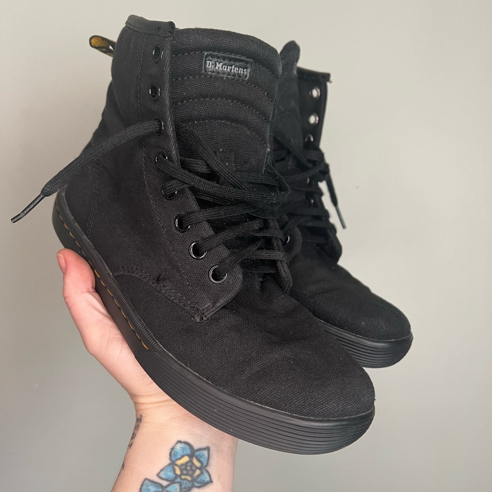 Dr Martens Sheridan Vegan Boots Black Great Condition Size 6